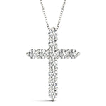 Load image into Gallery viewer, 11 Stone Cross Pendant