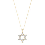 Load image into Gallery viewer, Star Of David Diamond Pendant