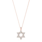 Load image into Gallery viewer, Star Of David Diamond Pendant