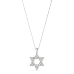Load image into Gallery viewer, Star Of David Diamond Pendant