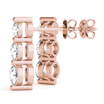 Load image into Gallery viewer, Earrings 3 Stone