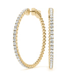 Load image into Gallery viewer, Earrings Hoop Earrings Vault Lock
