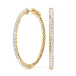 Load image into Gallery viewer, Earrings Hoop Earrings Vault Lock
