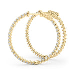 Load image into Gallery viewer, .75 Inch 4 Prong Round Hoop