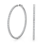 Load image into Gallery viewer, .75 Inch 4 Prong Round Hoop