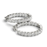 Load image into Gallery viewer, .8 Inch 4 Prong Round Hoop