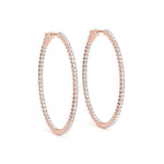 Load image into Gallery viewer, 1.2 Inch 4 Prong Oval Hoop