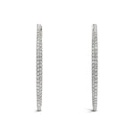 Load image into Gallery viewer, 1.2 Inch 4 Prong Oval Hoop