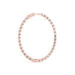 Load image into Gallery viewer, 1.2 Inch 4 Prong Oval Hoop