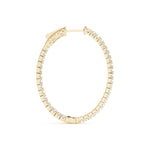 Load image into Gallery viewer, .9 Inch 4 Prong Oval Hoop