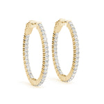 Load image into Gallery viewer, 1 Inch 2 Prong Oval Hoop