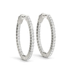 Load image into Gallery viewer, 1 Inch 2 Prong Oval Hoop