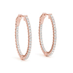 Load image into Gallery viewer, 1.2 Inch Lucida Oval Hoop