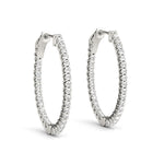 Load image into Gallery viewer, 1.2 Inch Lucida Oval Hoop