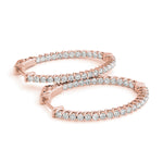 Load image into Gallery viewer, 1.2 Inch Lucida Oval Hoop