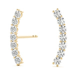 Load image into Gallery viewer, 7 Stone Earring Jackets
