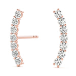 Load image into Gallery viewer, 7 Stone Earring Jackets