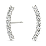 Load image into Gallery viewer, 7 Stone Earring Jackets