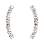 Load image into Gallery viewer, 7 Stone Earring Jackets