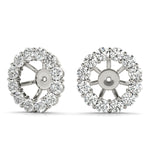 Load image into Gallery viewer, Earring Jacket For .50 Ct Center