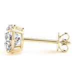 Load image into Gallery viewer, (1/10 Cttw) .10 Ct 4 Prong Wire Earrings