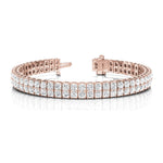 Load image into Gallery viewer, 2 Stone Vertical Bar Link Bracelet