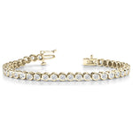 Load image into Gallery viewer, Bezel Set In Line Tennis Bracelet
