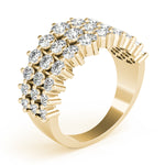 Load image into Gallery viewer, 3 Row Fashion Ring