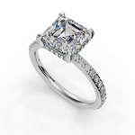 Load image into Gallery viewer, Engagement Halo Ring ERHL0826