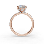 Load image into Gallery viewer, Engagement Halo Ring ERHL0826