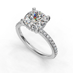 Load image into Gallery viewer, Engagement Halo Ring ERHL0826
