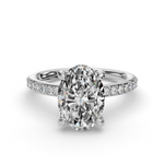 Load image into Gallery viewer, Engagement Halo Ring ERHL0826