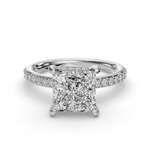 Load image into Gallery viewer, Engagement Halo Ring ERHL0826