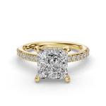 Load image into Gallery viewer, Engagement Halo Ring ERHL0826