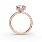 Load image into Gallery viewer, Engagement Halo Ring ERHL0826