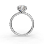 Load image into Gallery viewer, Engagement Halo Ring ERHL0826