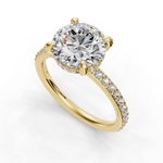 Load image into Gallery viewer, Engagement Halo Ring ERHL0826