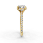 Load image into Gallery viewer, Engagement Halo Ring ERHL0826