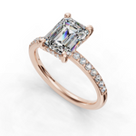 Load image into Gallery viewer, Halo Engagement Ring ERHL0827