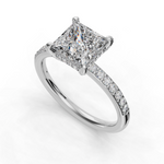 Load image into Gallery viewer, Halo Engagement Ring ERHL0827