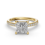 Load image into Gallery viewer, Halo Engagement Ring ERHL0827