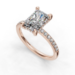 Load image into Gallery viewer, Halo Engagement Ring ERHL0827