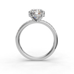 Load image into Gallery viewer, Halo Engagement Ring ERHL0827