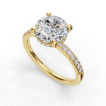 Load image into Gallery viewer, Halo Engagement Ring ERHL0827