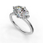 Load image into Gallery viewer, Halo Engagement Ring ERHL0836