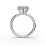 Load image into Gallery viewer, Halo Engagement Ring ERHL0836