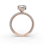 Load image into Gallery viewer, Halo Engagement Ring ERHL0867