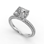 Load image into Gallery viewer, Halo Engagement Ring ERHL0867