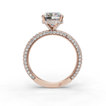 Load image into Gallery viewer, Halo Engagement Ring ERHL0867