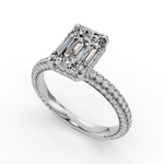 Load image into Gallery viewer, Halo Engagement Ring ERHL0867